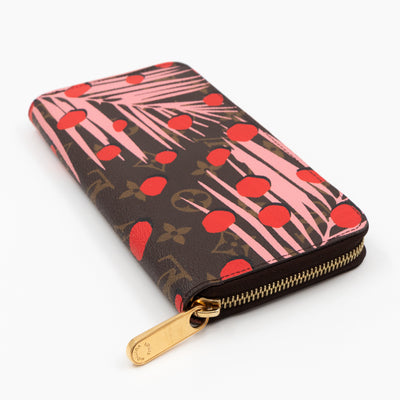 Zippy Wallet Monogram Jungle Dots