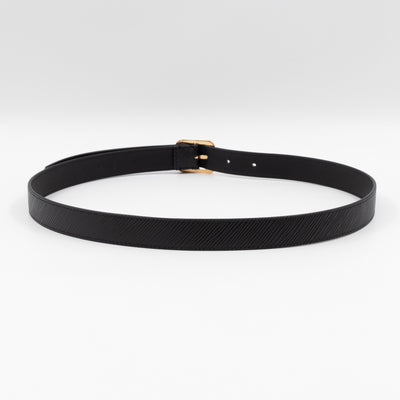 Malletier Belt 25 mm 90 cm Black Epi Leather