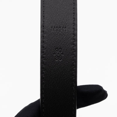 Malletier Belt 25 mm 90 cm Black Epi Leather