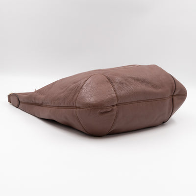 Soho Chain Hobo Leather Purple