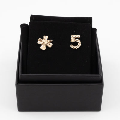 CC Clover & NO.5 Earrings