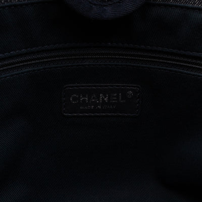 Deauville Medium Tote Dark Blue Canvas