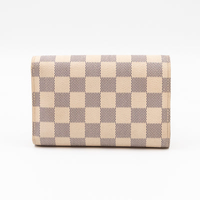 Alexandra Wallet Damier Azur