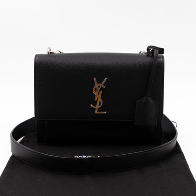 Sunset Medium Grained Leather Black