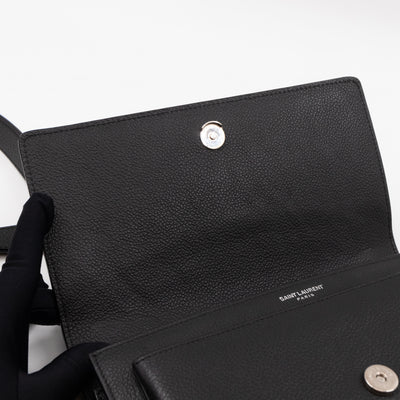 Sunset Medium Grained Leather Black
