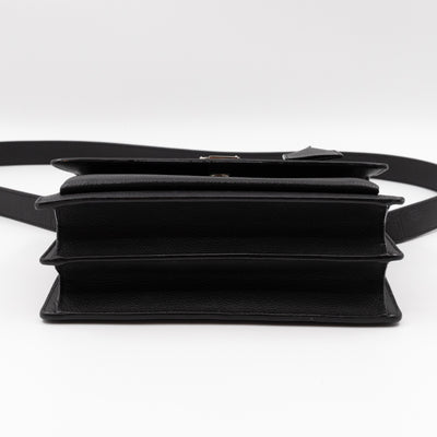 Sunset Medium Grained Leather Black