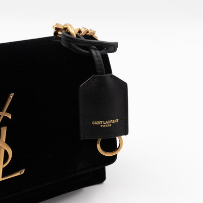 Sunset Mini Black Velvet Gold