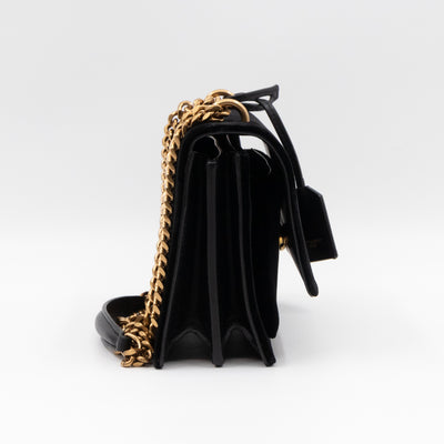 Sunset Mini Black Velvet Gold