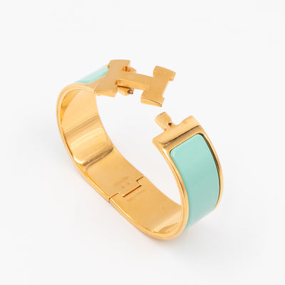 Clic Clac H Bracelet GM Mint Gold