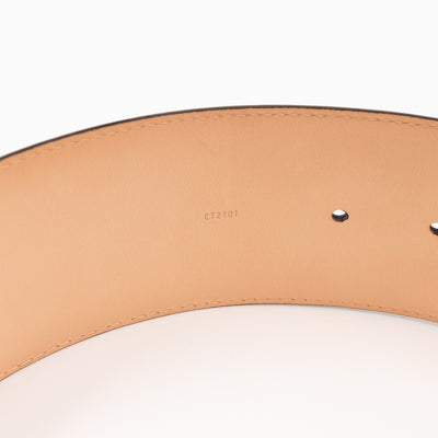 LV Initiales Belt 65 mm 75 cm Vernis Amarante