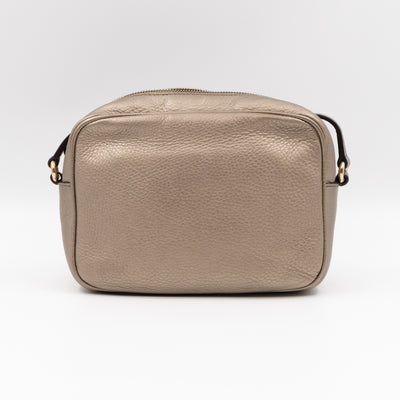 Disco Soho Champagne Metallic Leather