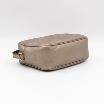 Disco Soho Champagne Metallic Leather