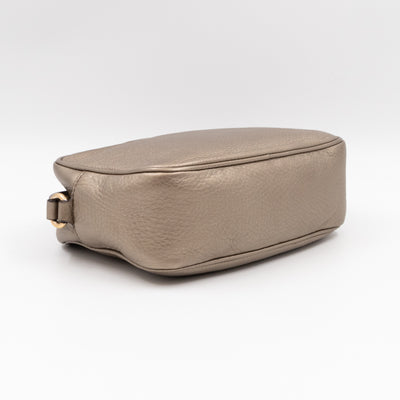 Disco Soho Champagne Metallic Leather
