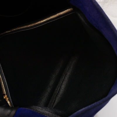 Gourmette Medium Purple Blue Suede