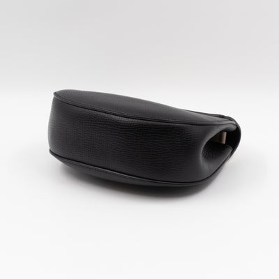 Drew Black White Leather Gold
