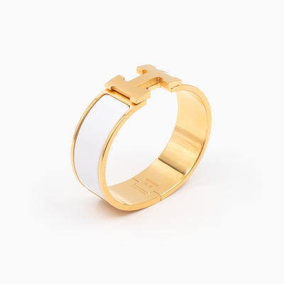 Clic Clac H Bracelet GM White Gold