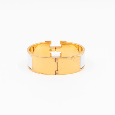 Clic Clac H Bracelet GM White Gold