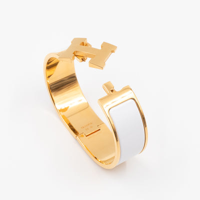 Clic Clac H Bracelet GM White Gold