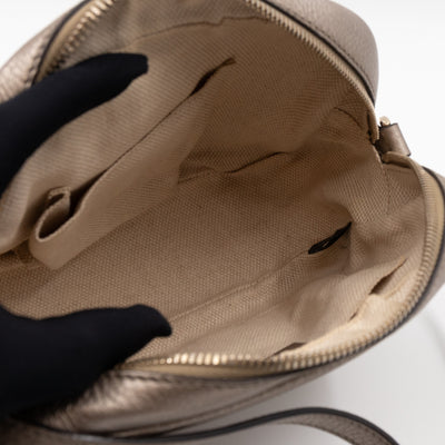 Disco Soho Champagne Metallic Leather