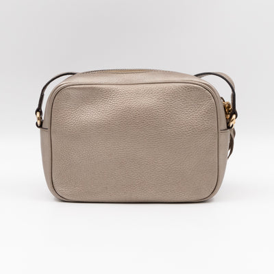 Disco Soho Champagne Metallic Leather