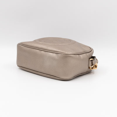 Disco Soho Champagne Metallic Leather