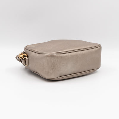 Disco Soho Champagne Metallic Leather