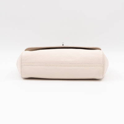 Lily Small Cream Leather Silver