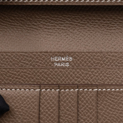 Bearn Compact Wallet Etoupe Leather