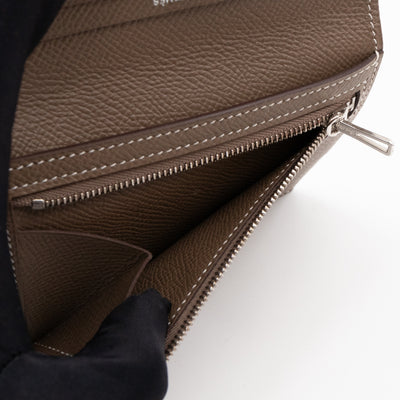 Bearn Compact Wallet Etoupe Leather