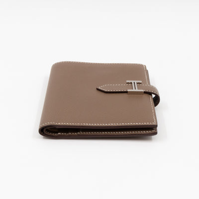 Bearn Compact Wallet Etoupe Leather