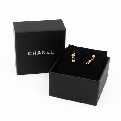 Coco Letters Pearl Earrings