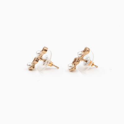 Coco Letters Pearl Earrings