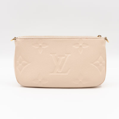 Multi Pochette Accessoires Monogram Empreinte Cream
