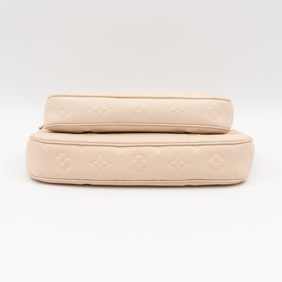 Multi Pochette Accessoires Monogram Empreinte Cream