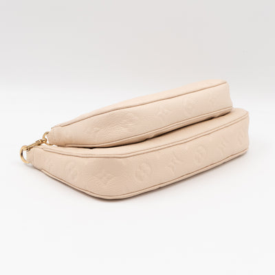 Multi Pochette Accessoires Monogram Empreinte Cream