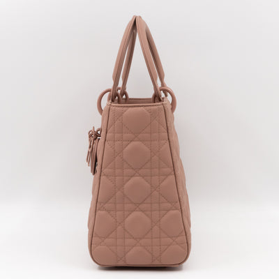 Lady Dior Medium Blush Ultramatte Leather
