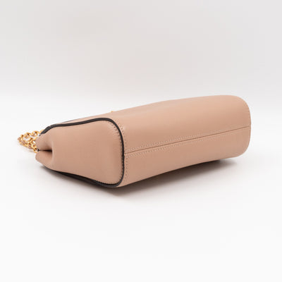 Lily Small Beige Leather Gold