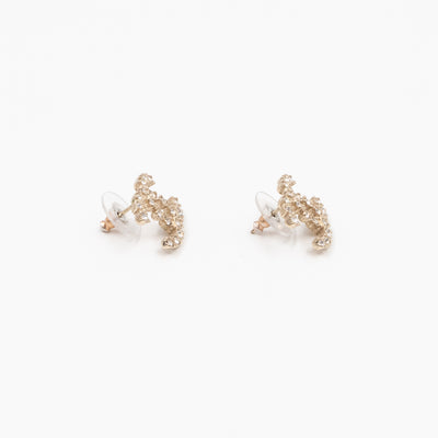 CC Crystal Earrings Light Gold
