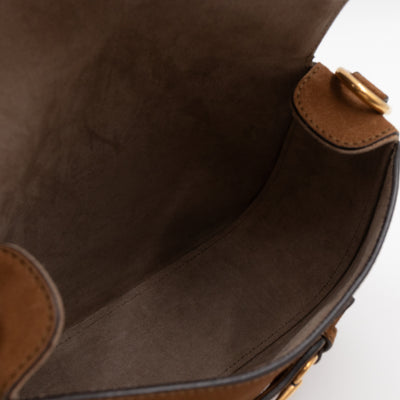 Lady Web Medium Brown Suede