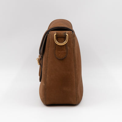 Lady Web Medium Brown Suede