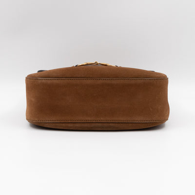 Lady Web Medium Brown Suede