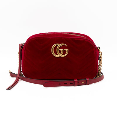 GG Marmont Mini Red Velvet