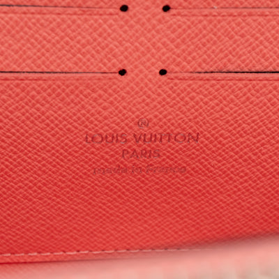 Twist Chain Wallet Aqua Print Epi Leather