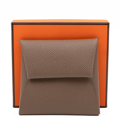 Bastia Coin Purse Etoupe Leather