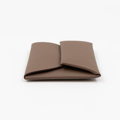 Bastia Coin Purse Etoupe Leather
