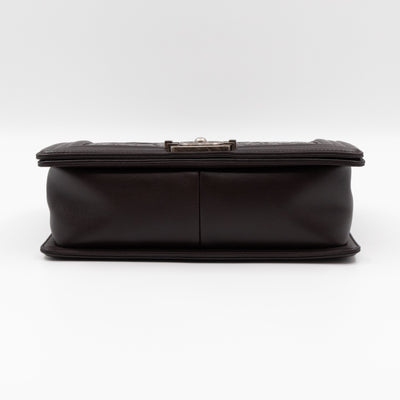 Cordoba Boy Bag Medium Dallas Paris Brown Engraved Leather