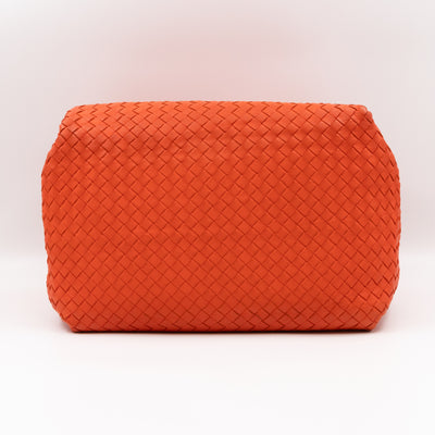 Parachute Bag Intrecciato Orange Leather