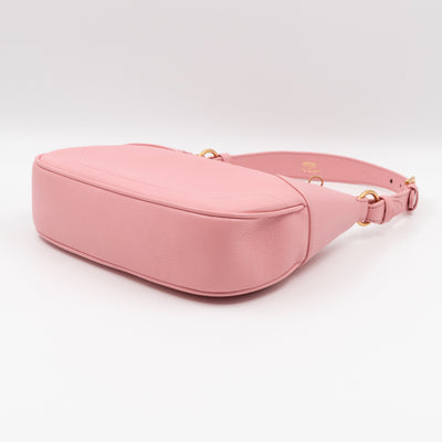 Aphrodite Small Shoulder Bag Light Pink Leather