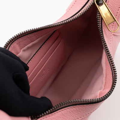 Aphrodite Small Shoulder Bag Light Pink Leather