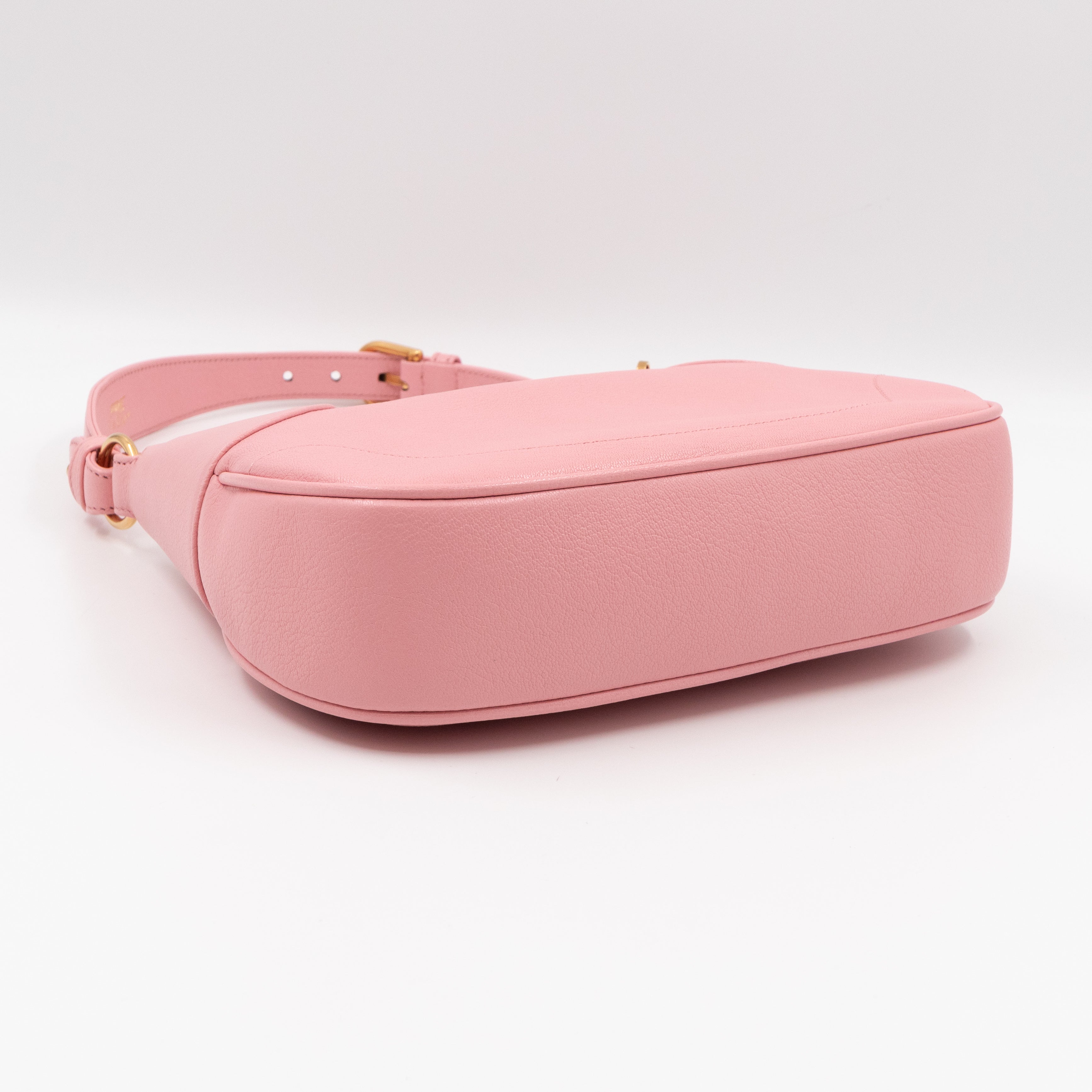 Aphrodite Small Shoulder Bag Light Pink Leather